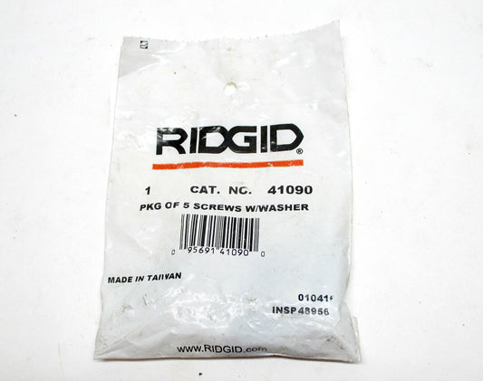 Ridgid 41090 PKG of 5 Screws w/ Washers For Tristand Chain Vises 