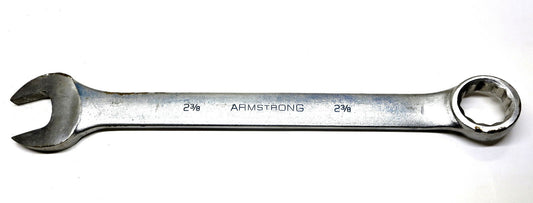 Armstrong 2-3/8 in Combination Wrench 25-276 Long Pattern Satin Made in USA