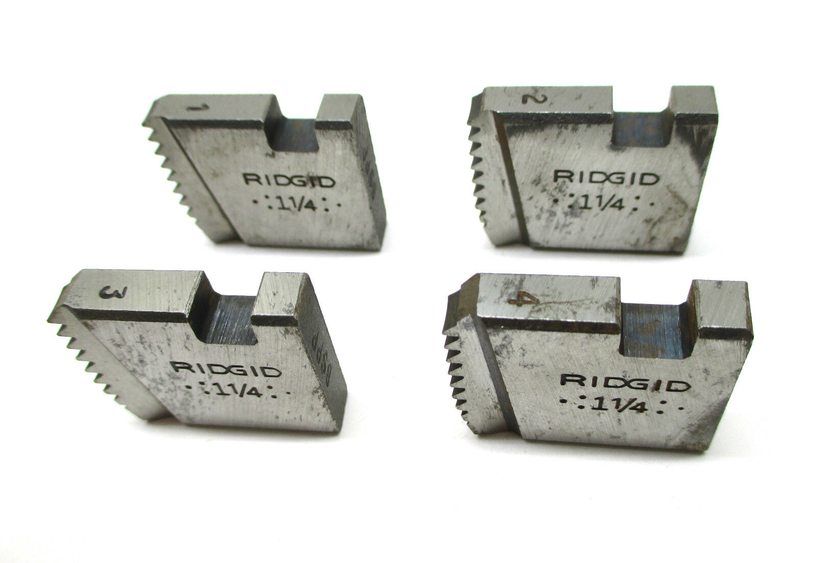 Ridgid 66220 12R 1-1/4 inch BSPP Dies