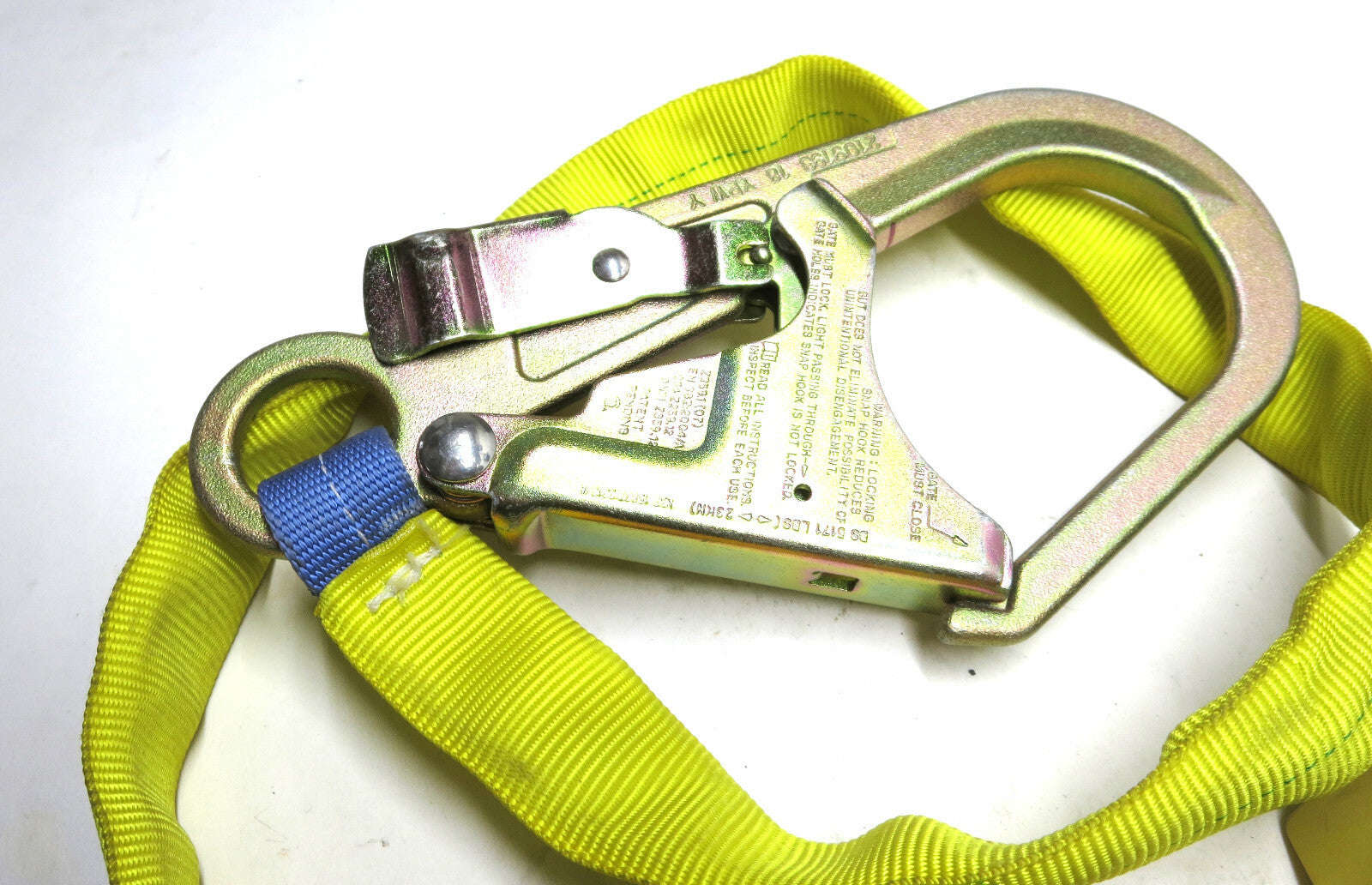 1 EA. Excellent DBI-SALA TALON 3102102 Twin Leg SRL w/ Steel Hooks 