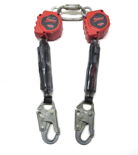 Rebel Protecta 6 ft Twin Web SRL 3100403 Retractable Lanyard OCT/16