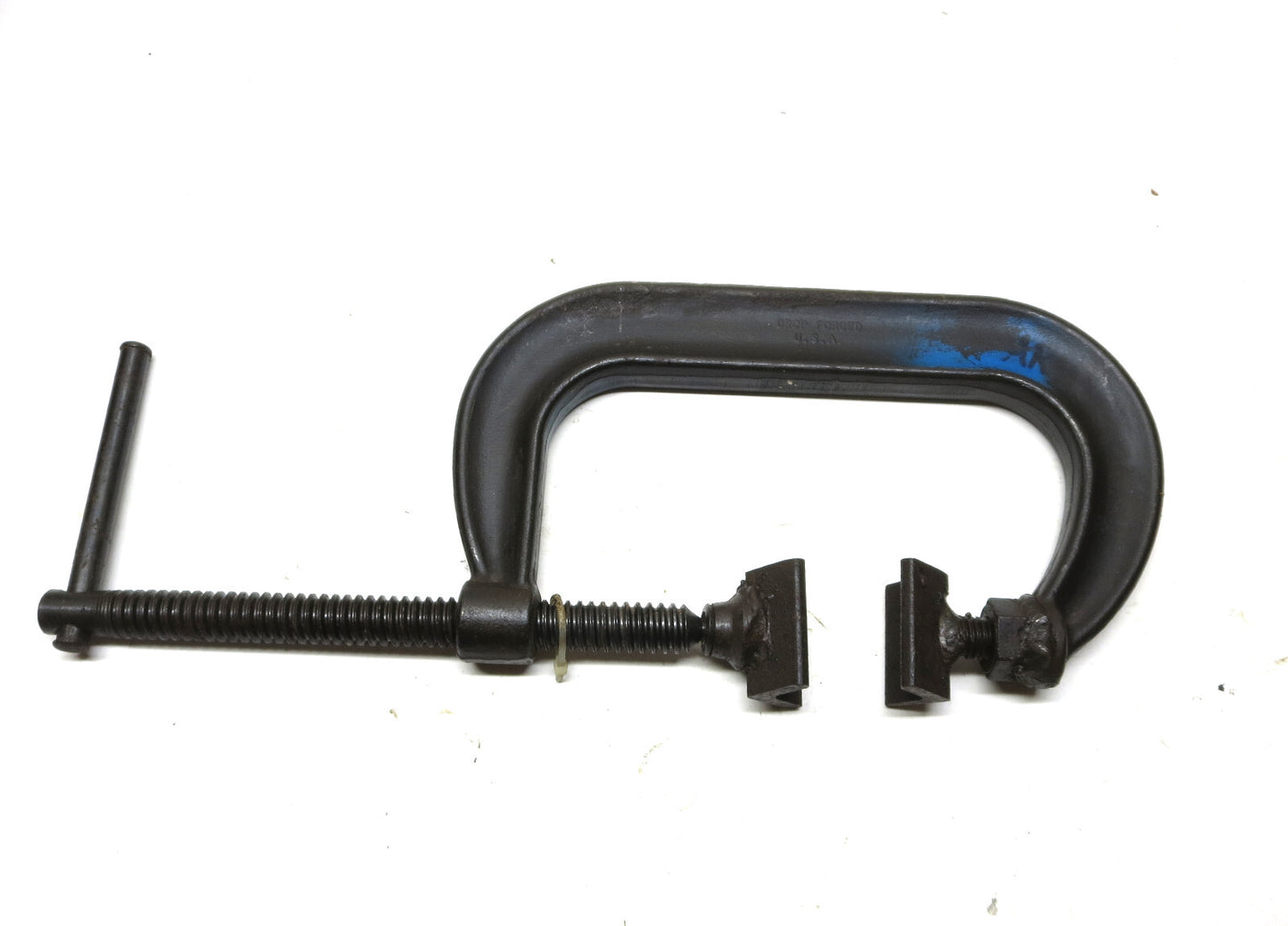 Armstrong 78-406 Angle Jigged C-Clamp 6" X-Deep Throat Pattern USA