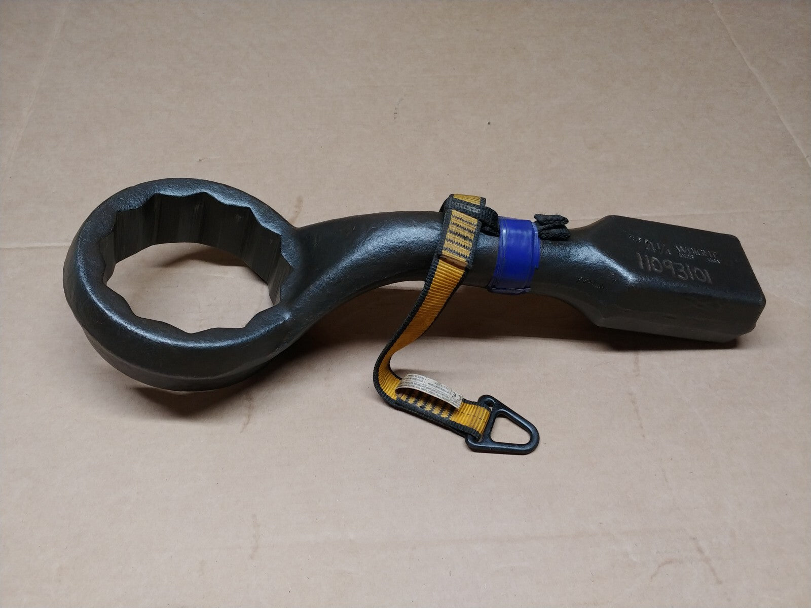 Wright Tool 4-1/4 in. 12 Point Offset Striking Wrench w/ 3M Tool Lanyard - USA