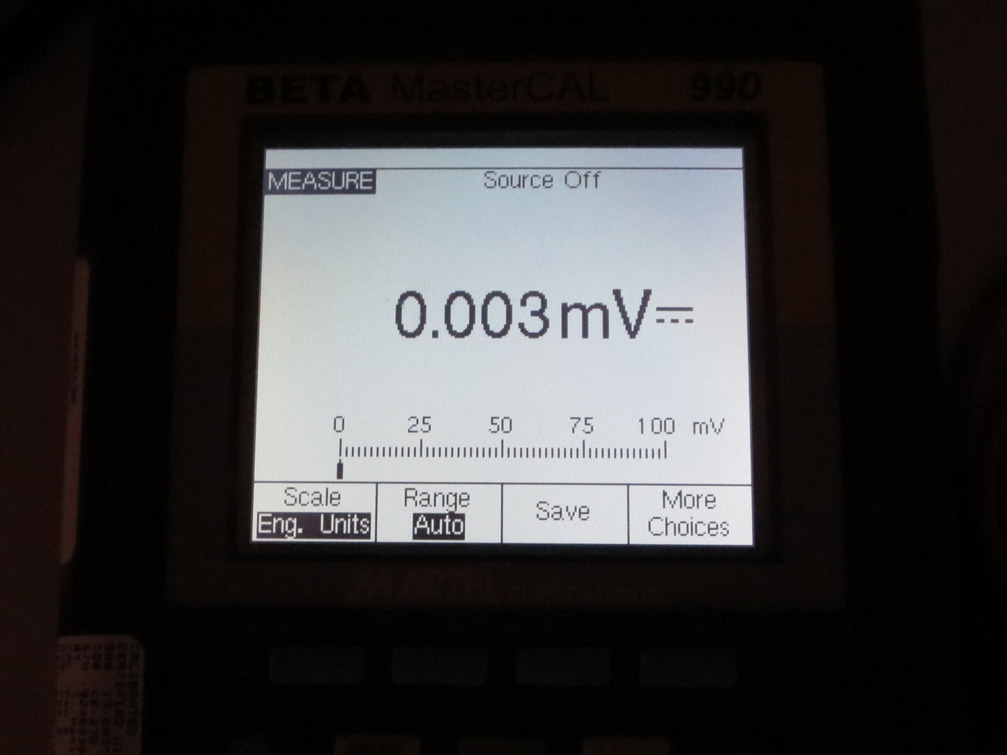 Beta / Fluke MasterCal 990 Process Calibrator with HART (Equals Fluke 744)