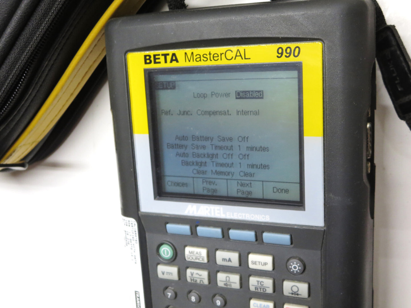 Beta / Fluke MasterCal 990 Process Calibrator with HART (Equals Fluke 744)