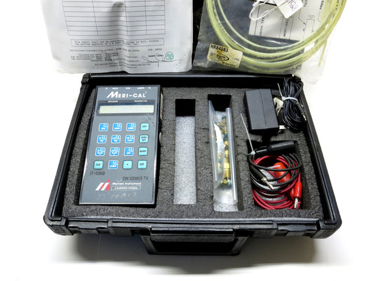 Meriam Meri Cal LP2000C Digital Manometer Calibrator w/ Accessories 0-2,000 H20