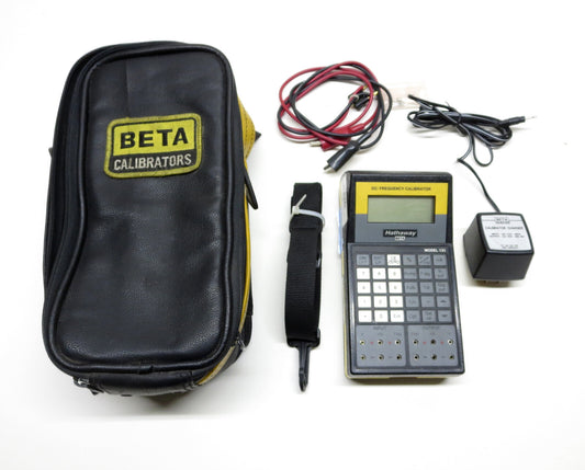 Beta 135 DC Frequency Calibrator w/ Case, Charger, Leads, Fuses S/N 12861