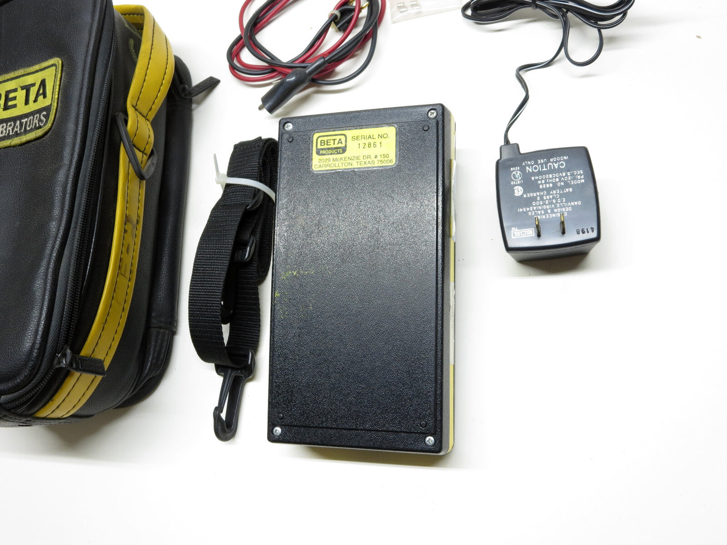 Beta 135 DC Frequency Calibrator w/ Case, Charger, Leads, Fuses S/N 12861