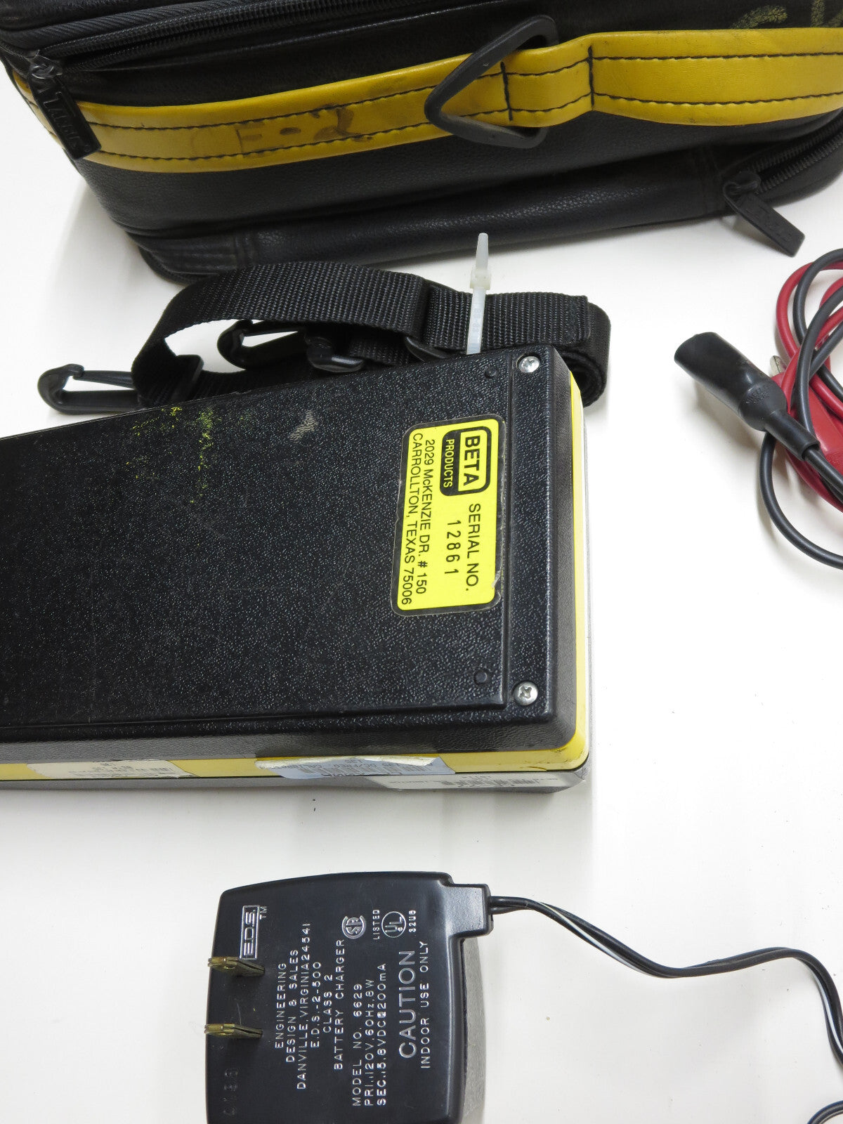Beta 135 DC Frequency Calibrator w/ Case, Charger, Leads, Fuses S/N 12861