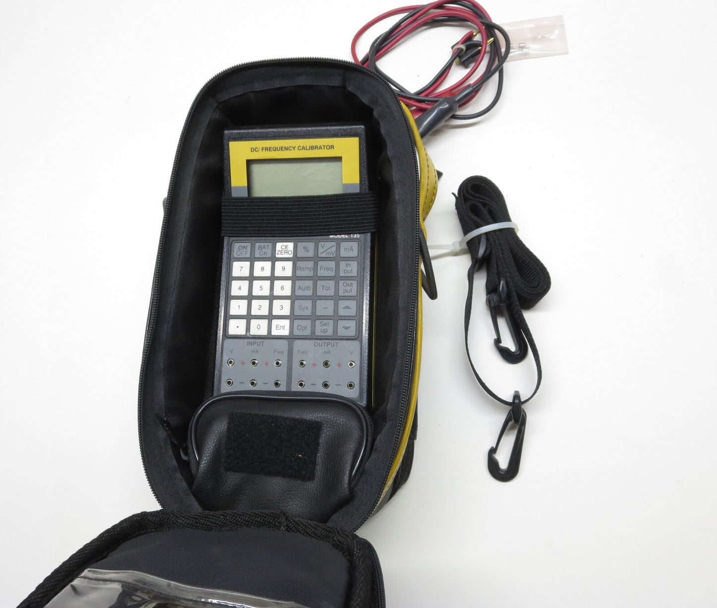 Beta 135 DC Frequency Calibrator w/ Case, Charger, Leads, Fuses S/N 12861