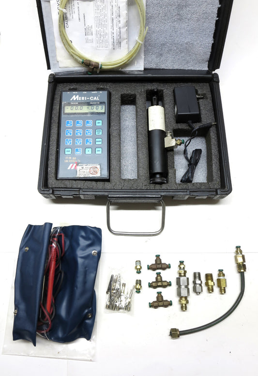 Meriam Meri Cal LP2000C Digital Manometer Calibrator w/ Accessories 0-2,000 H20