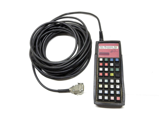 AMI Model M-227-RP Remote Pendant Weld Control Arc Machines w/ 50' Cable Tested