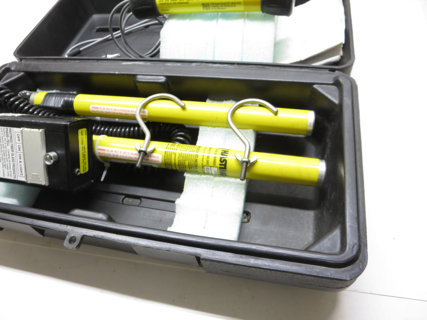 Hastings 6702 Phase Tell Digital Voltage Phasing Meter 0-40Kv w/ 6769 Tester