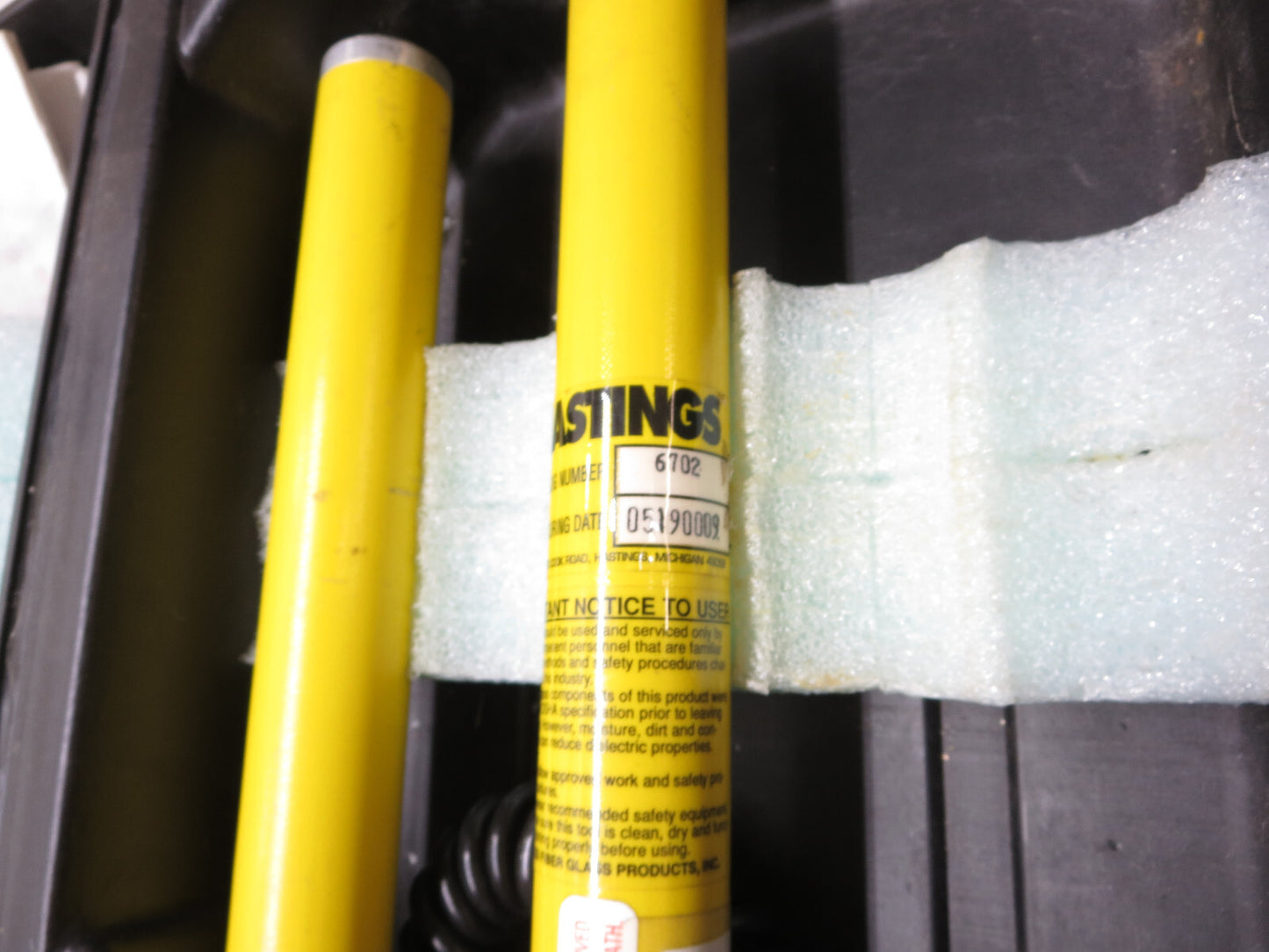 Hastings 6702 Phase Tell Digital Voltage Phasing Meter 0-40Kv w/ 6769 Tester