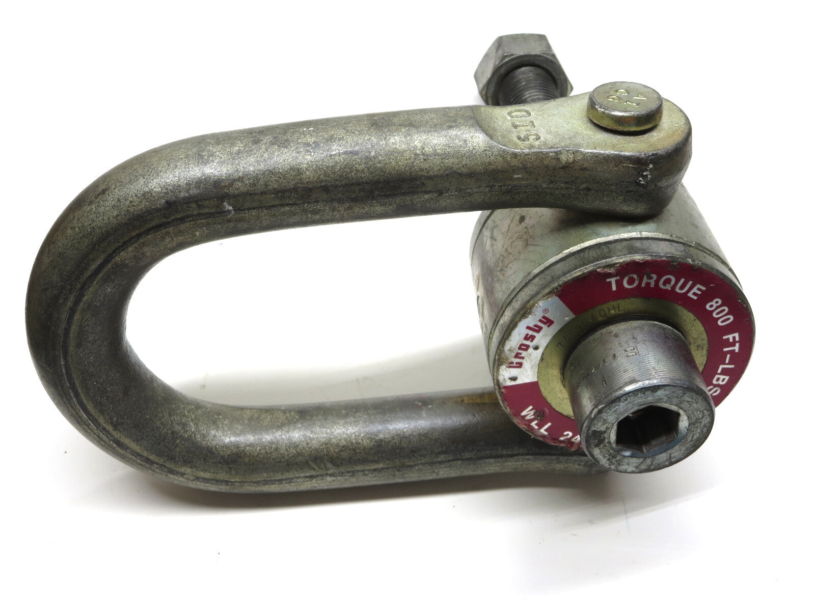 Crosby USA 24,000 LB WLL HR-125 Swivel Hoist Ring 1-1/2 - 6, 9" Effective Thread