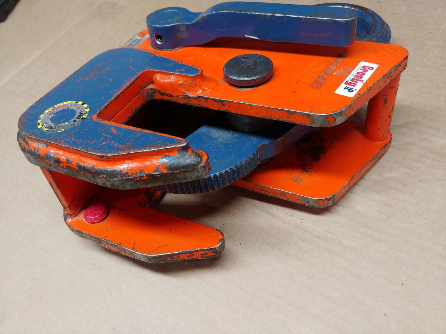 Crosby IPBHZ 3 Ton Beam Lifting Clamp  0" - 1-9/16" Capacity 2705463