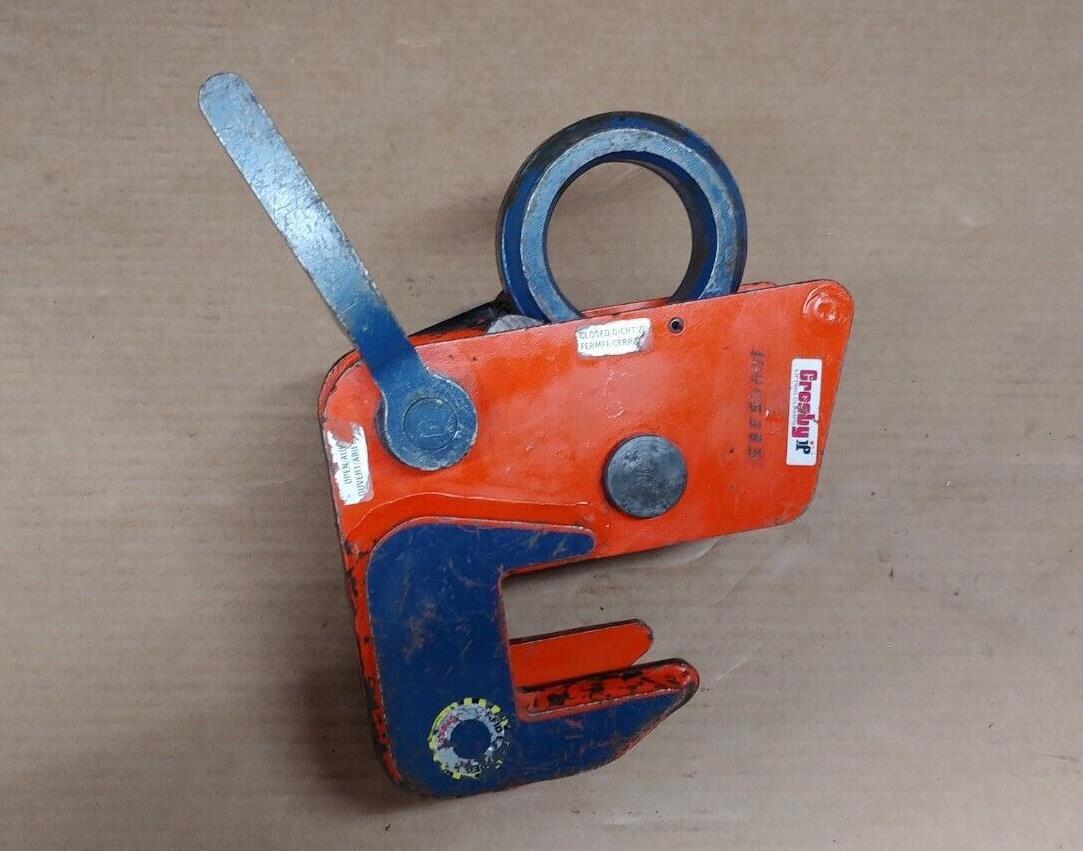 Crosby IPBHZ 3 Ton Beam Lifting Clamp  0" - 1-9/16" Capacity 2705463