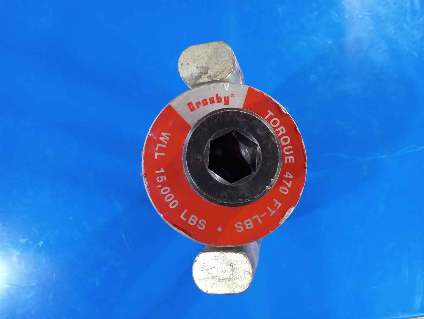 Crosby HR-125 Swivel Hoist Ring WLL 15,000 LB, 1-1/4 - 7  X 8.25", 6" Pro. W Nut
