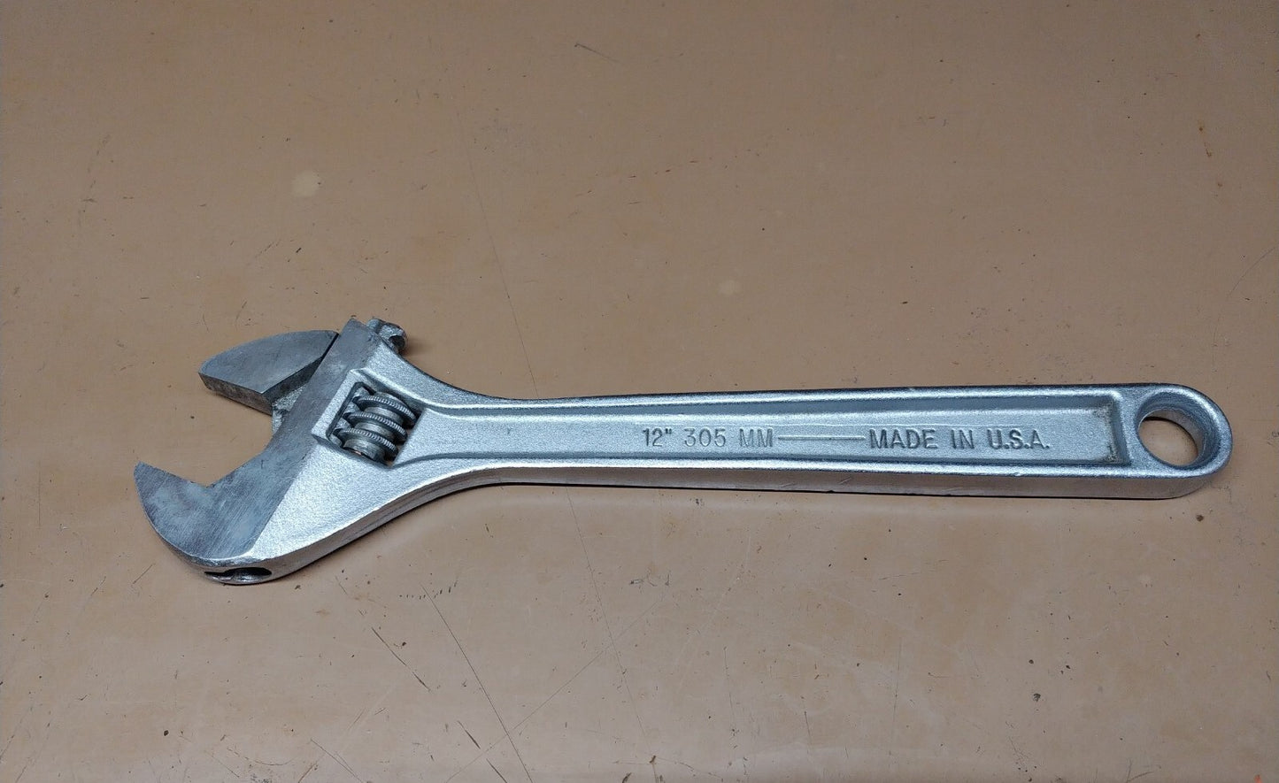 Armstrong Adjustable Wrench 12 in. Model 28-412 VG Condition MADE IN USA