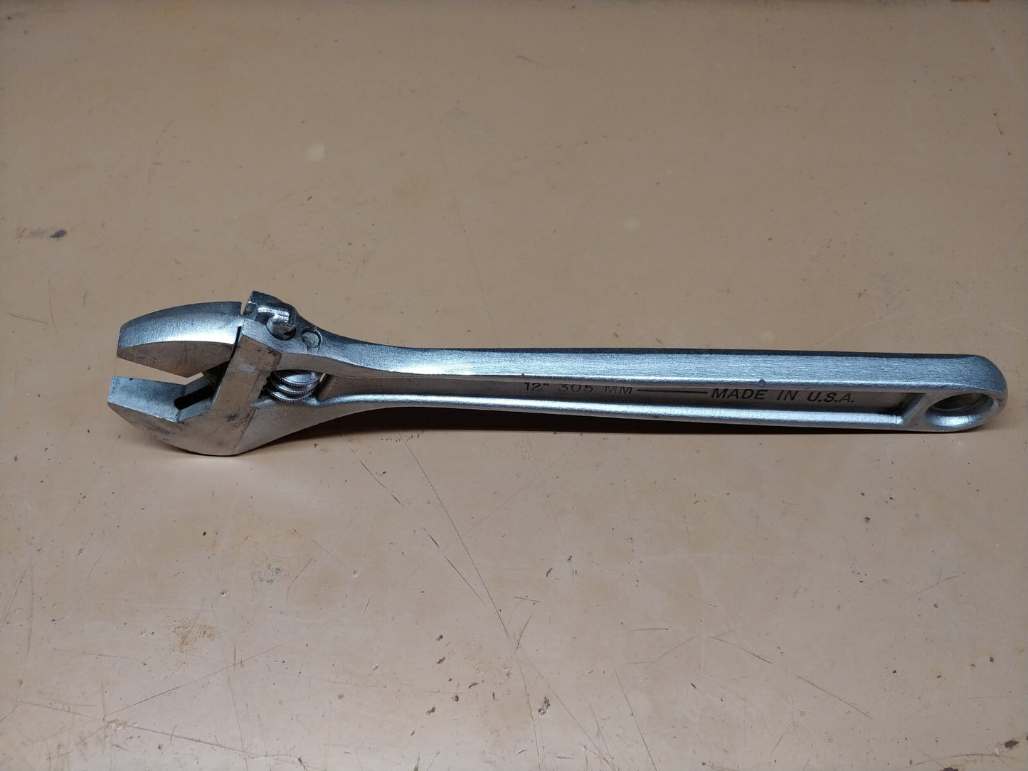 Armstrong Adjustable Wrench 12 in. Model 28-412 VG Condition MADE IN USA