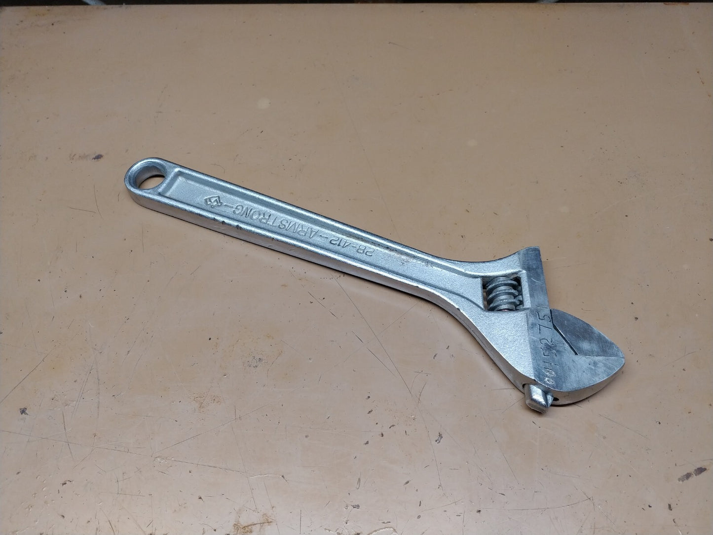 Armstrong Adjustable Wrench 12 in. Model 28-412 VG Condition MADE IN USA