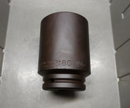 PROTO 80mm Deep Impact Socket 1-1/2 in. Drive 15080ML New TorquePlus™ USA