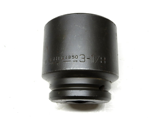 Wright Tool 3-1/8 in Impact Socket 1-1/2 in Drive 6 Point Hex Made in USA 84850