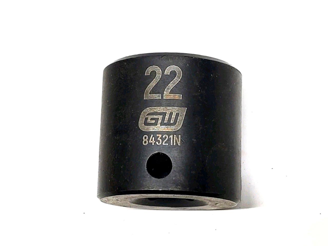 Apex Tool Gearwrench 22mm - 3/8" Drive 6 Point Shallow Impact Socket 84321N