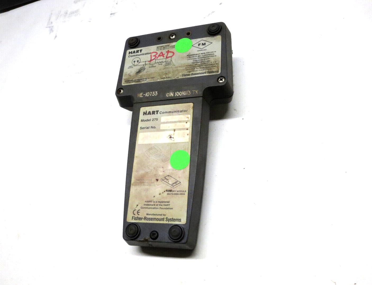 HART 275 Field Communicator Fisher Rosemount For Parts NOT working