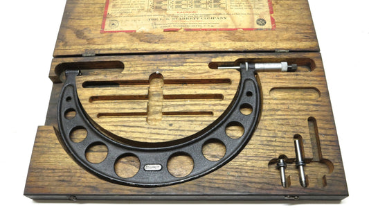 Starrett 224 Outside Micrometer Caliper 6 - 9 in. SET B (Incomplete)