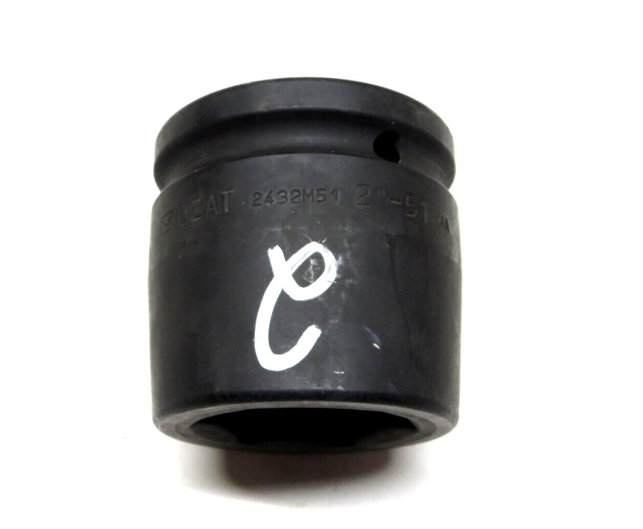 OZAT 2" Impact Socket 1-1/2 Drive Model 2432M51 Standard Depth 6PT