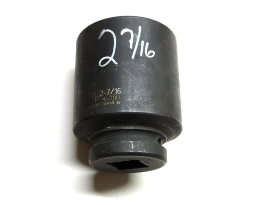 Grey Pneumatic 2-7/16 in. Impact Socket Deep 1 in. Drive Model 4078D