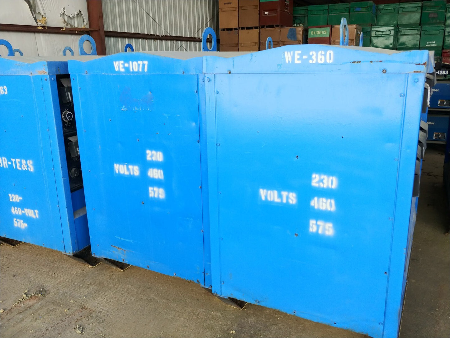 Lot of 2 Miller Mark Viii-2 Multi-Process DC 8-Bank Welders