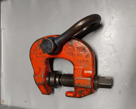 Crosby IP SC1.5 1-1/2 ton Screw Clamp 0 to 1-1/4 in. Capacity IP Holland