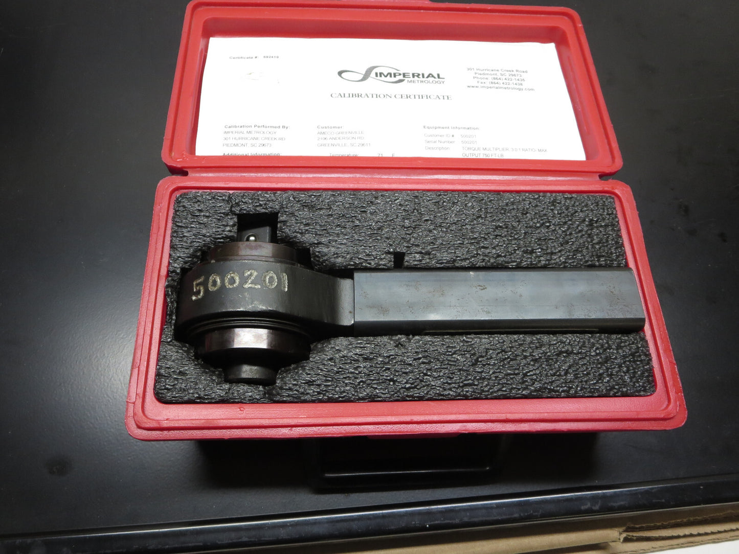 Wright Tool 9S290P 3/4 in. Drive Torque Multiplier 750 FT LBS MAX. (EX.Cond) USA