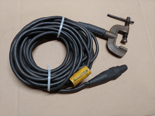 AMI Arc Machines 50 FT Cable Ground C-Clamp Assembly For M227 P/N 13B270805-01
