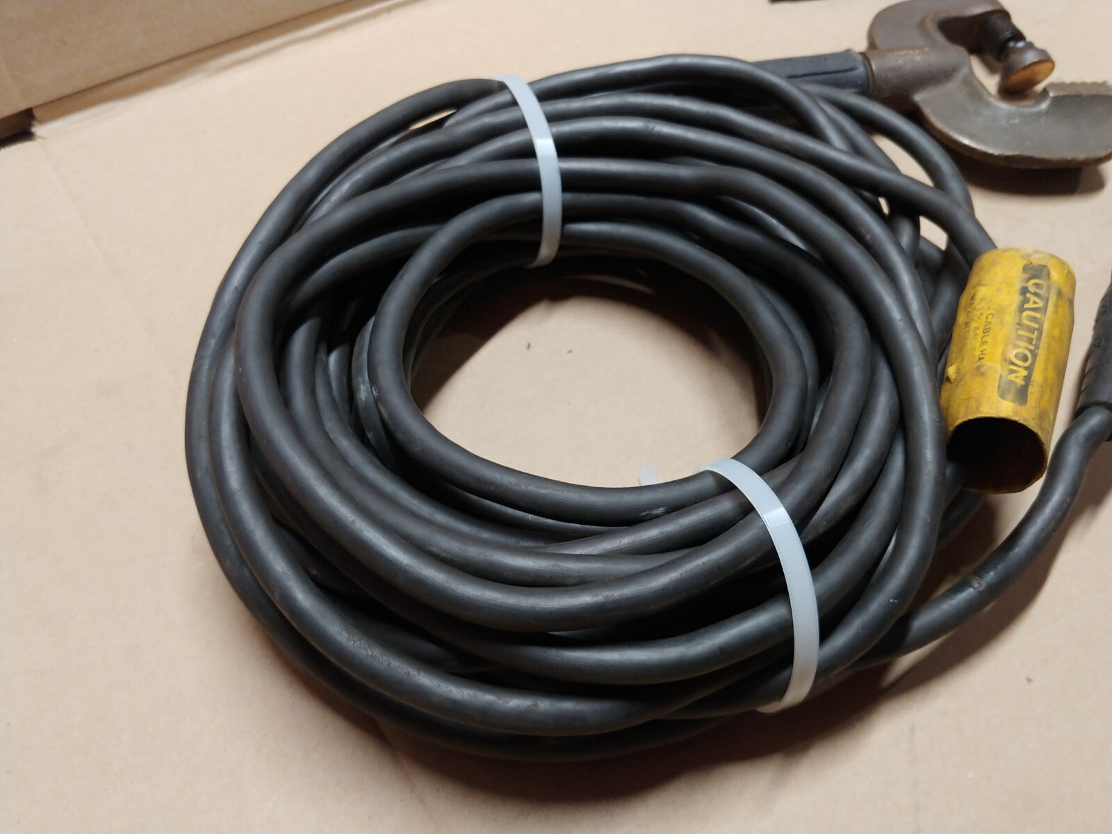 AMI Arc Machines 50 FT Cable Ground C-Clamp Assembly For M227 P/N 13B270805-01