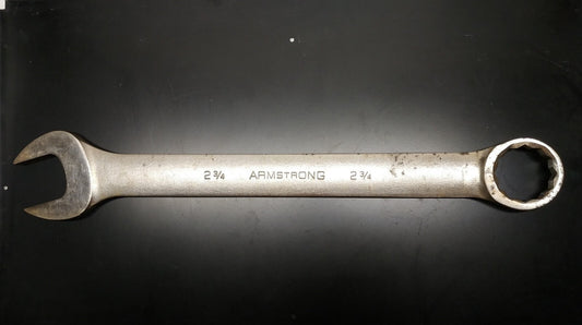 Armstrong 25-288 2-3/4 in Combination Wrench Long Pattern Satin Made in USA