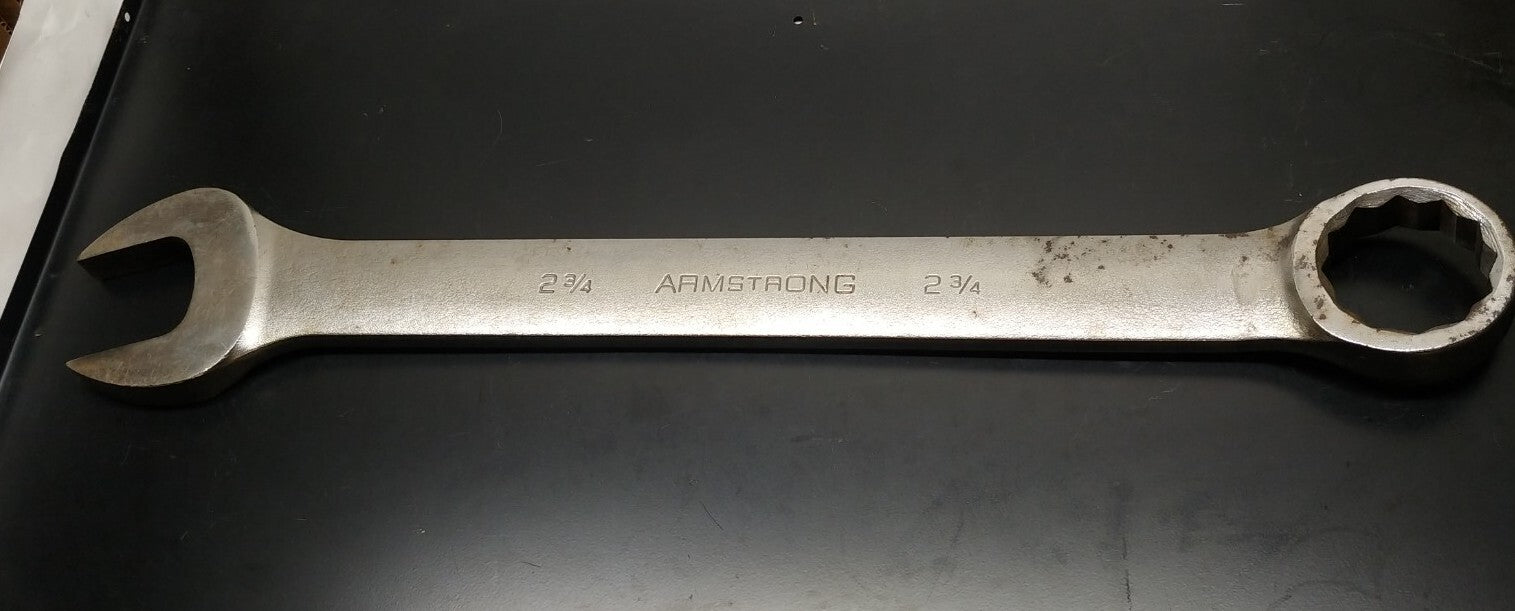 Armstrong 25-288 2-3/4 in Combination Wrench Long Pattern Satin Made in USA