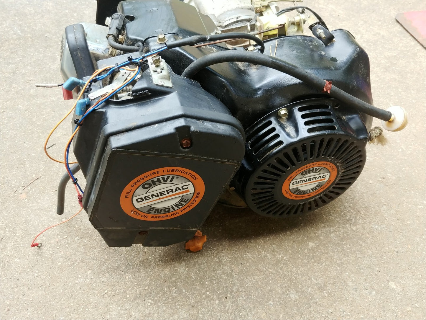 Generac 0K5238 OHVI Engine 407 CC from XP6500E Generator W Alternator (Parts)