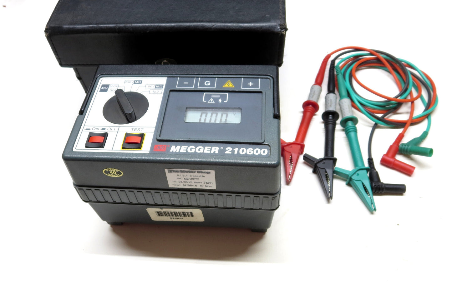 AVO MEGGER 210600 Insulation Tester Kit 1000V s/n 101034916 Made in UK