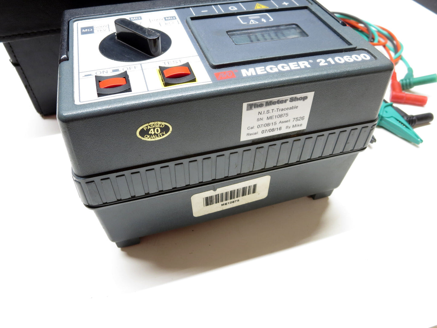 AVO MEGGER 210600 Insulation Tester Kit 1000V s/n 101034916 Made in UK