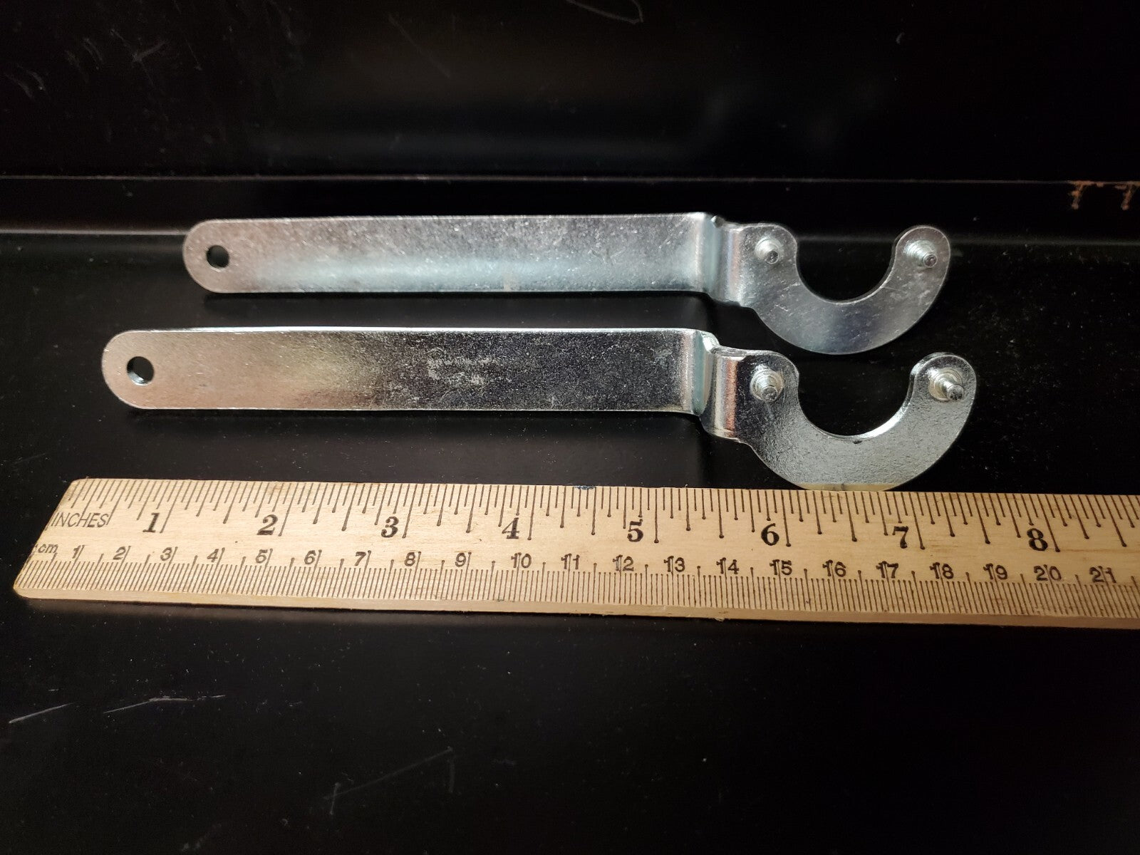 LOT of 2x Milwaukee Grinder Steel Spanner Wrenches 49-96-7205
