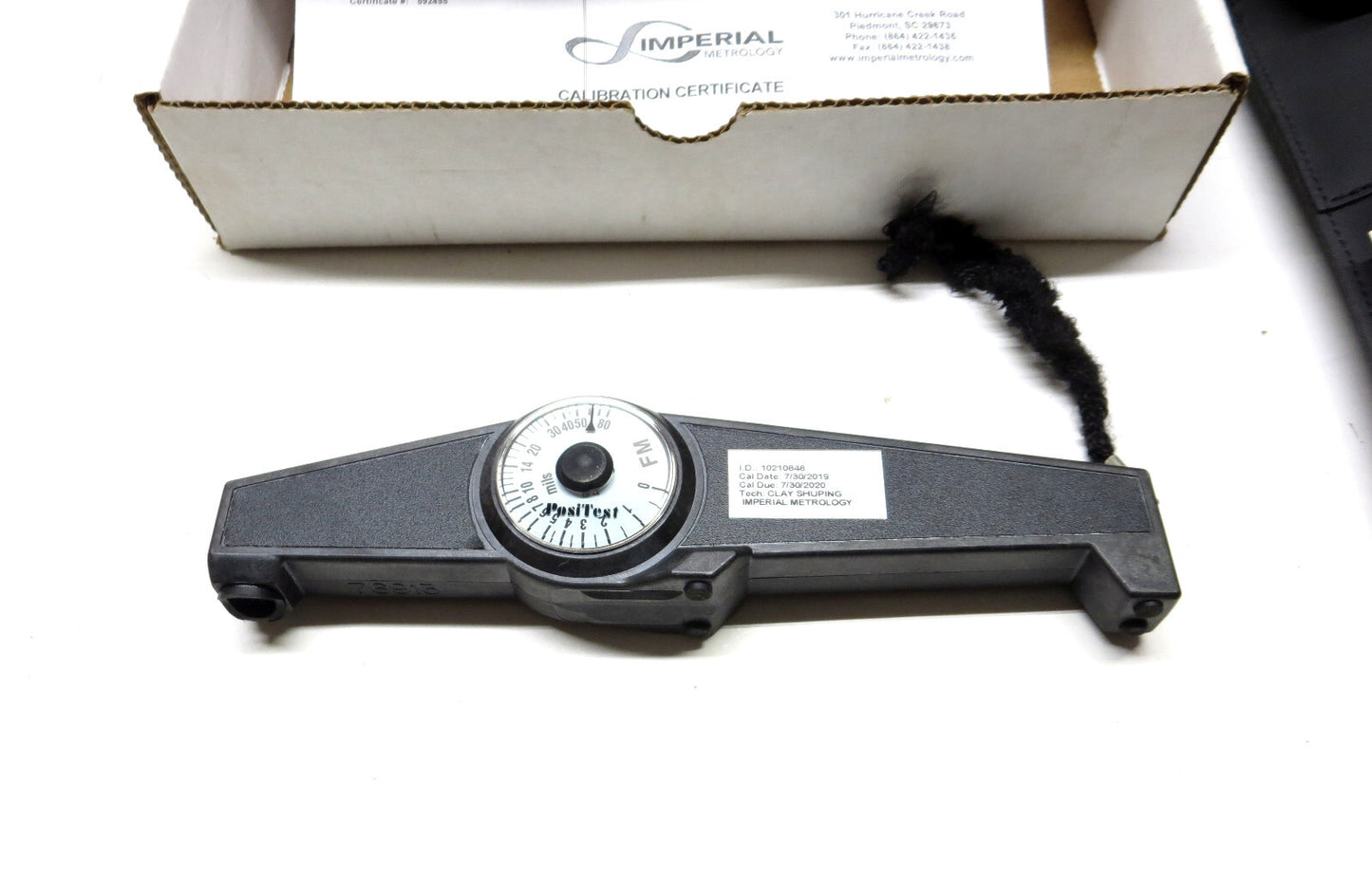 DeFelsko PosiTest FM Coating Thickness Gage 0-80 mils w/ Prior NIST Cert.
