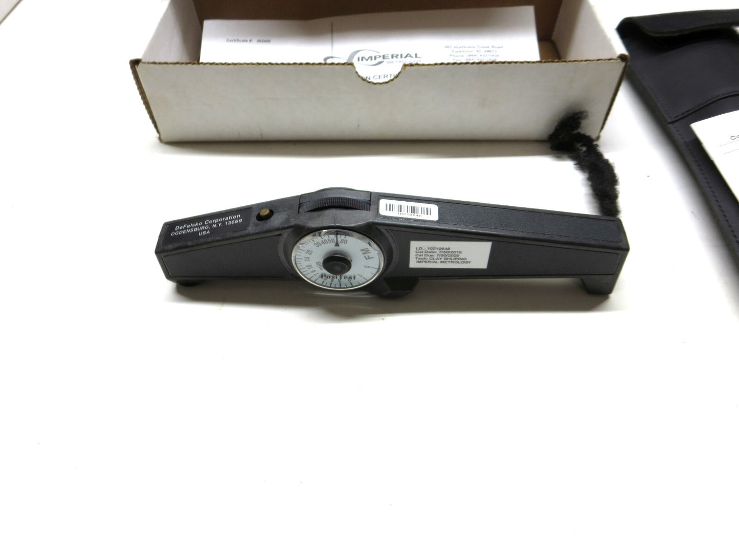DeFelsko PosiTest FM Coating Thickness Gage 0-80 mils w/ Prior NIST Cert.