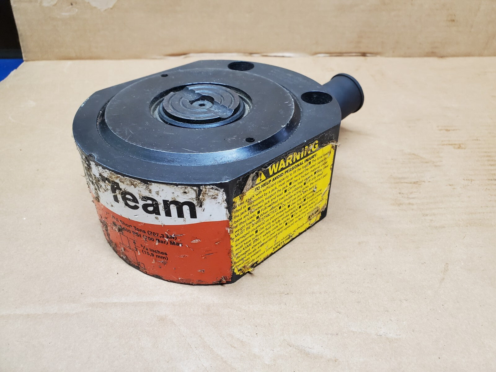 Power Team 75 Ton Hydraulic Cylinder / Ram RLS750S Low Profile Made in USA SPX