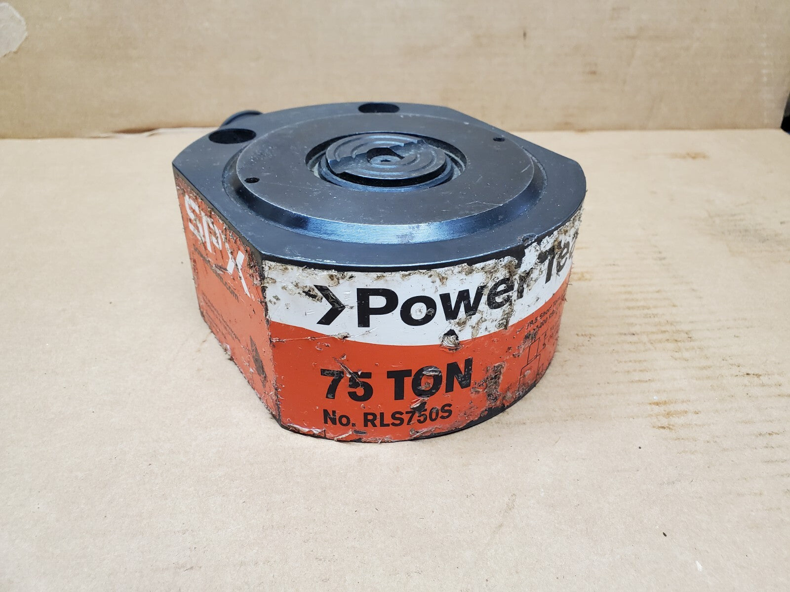 Power Team 75 Ton Hydraulic Cylinder / Ram RLS750S Low Profile Made in USA SPX