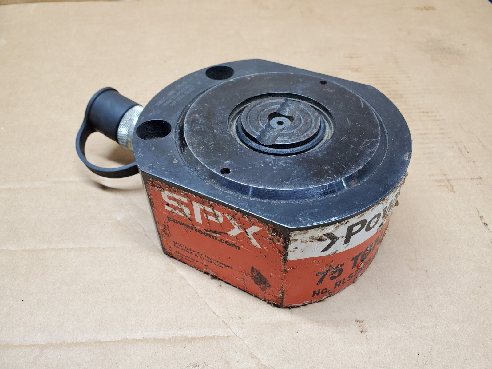 Power Team 75 Ton Hydraulic Cylinder / Ram RLS750S Low Profile Made in USA SPX