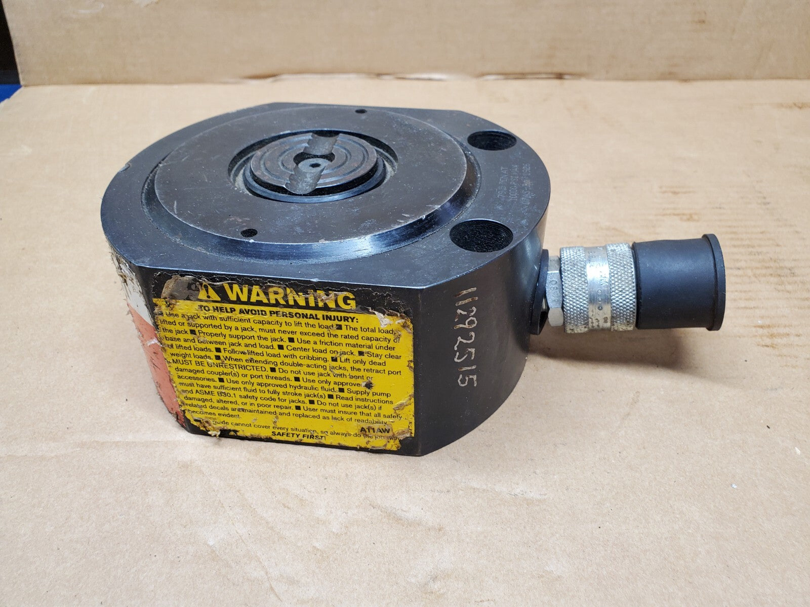 Power Team 75 Ton Hydraulic Cylinder / Ram RLS750S Low Profile Made in USA SPX