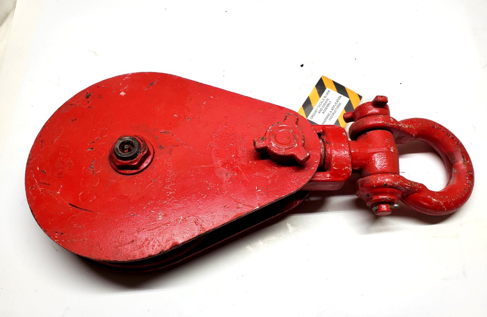 Crosby 419 10 in. BB Snatch Block w/ Shackle - 8 Ton WLL 109322